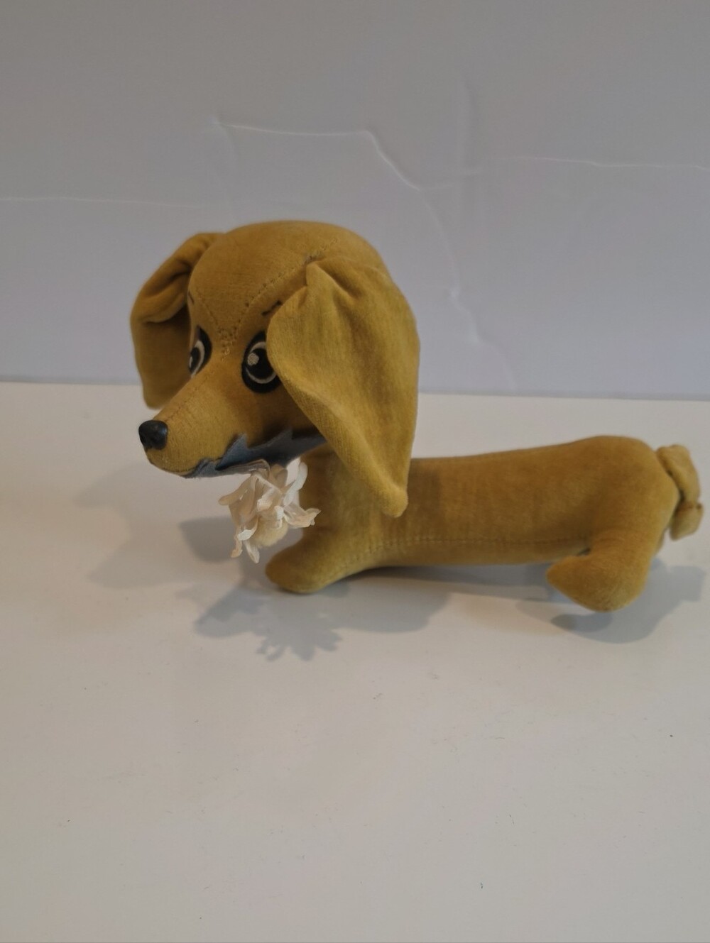 Collectible 1966 Velveteen Dachshund Dog